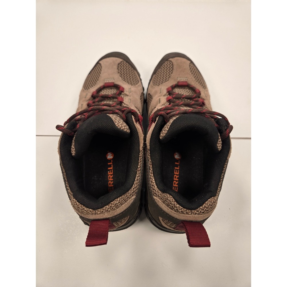 Merrell Alverstone Womens Hiking Shoes Brown Suede Mesh Trail Sneakers J78638 7 - Picture 2 of 7